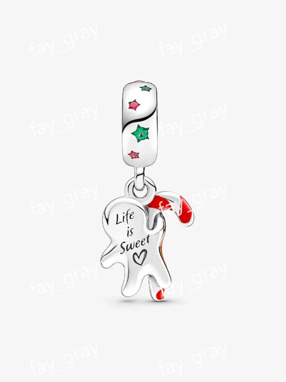 Pandora Gingerbread Man Dangle Charm